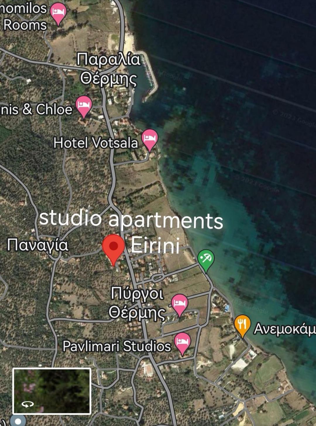 Studio Apartments Eirini Pyrgi Thermis Dış mekan fotoğraf